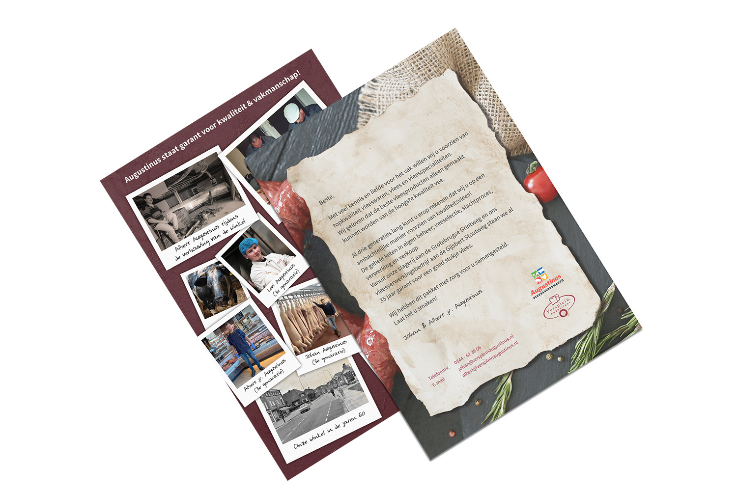 Flyer voor Versplein Augustinus