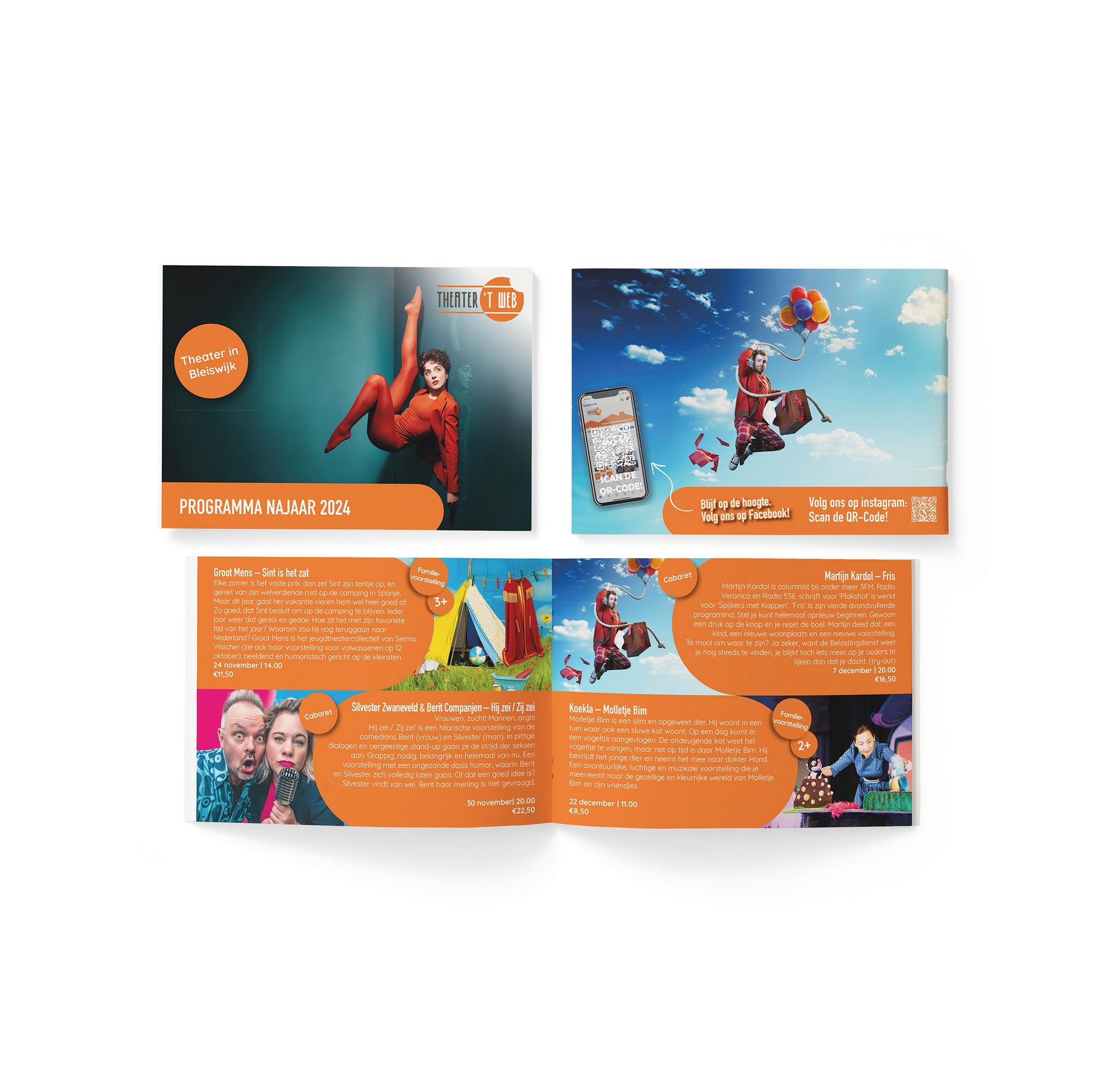 Programmaboekje voor Theater 't Web